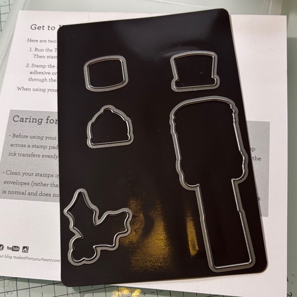 Nutcracker Stamp and Thin Cuts Set - Blue - Picture 4 of 5